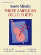 THREE AMERICAN CELLO DUETS cover